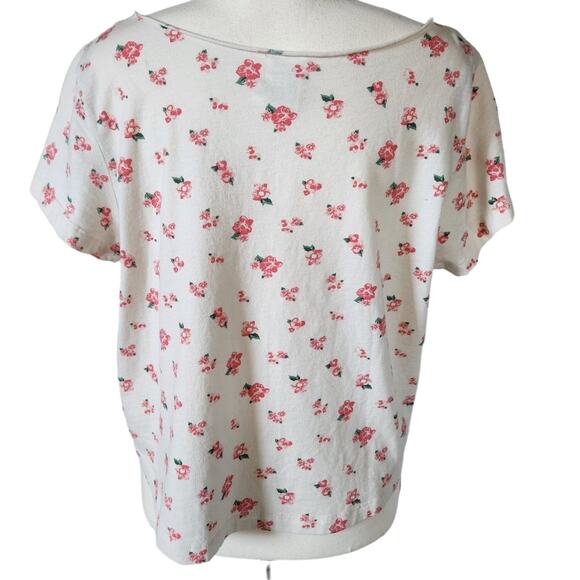 New York Yankees 2013 Baseball MLB Cropped Lightweight Floral Shirt Size Large - Picture 4 of 6